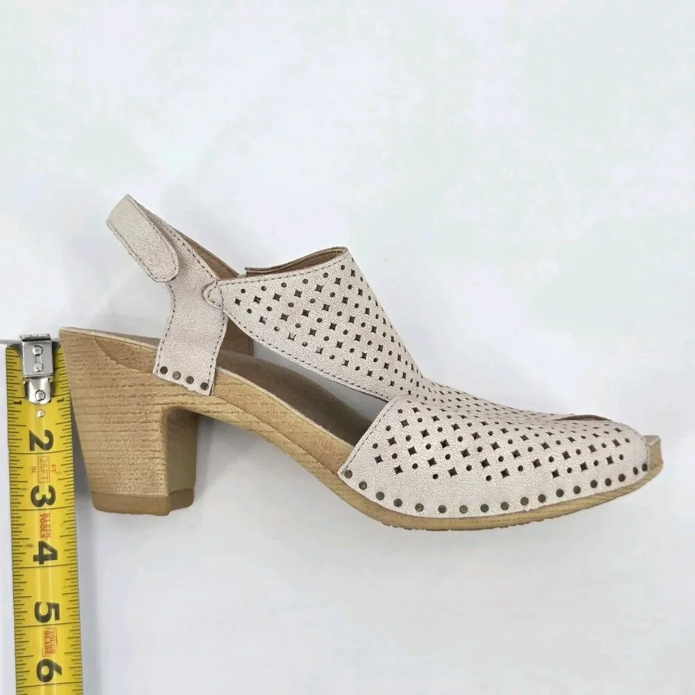 Dansko perforated color leather