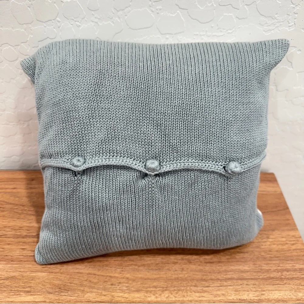 Melange knit embroidered