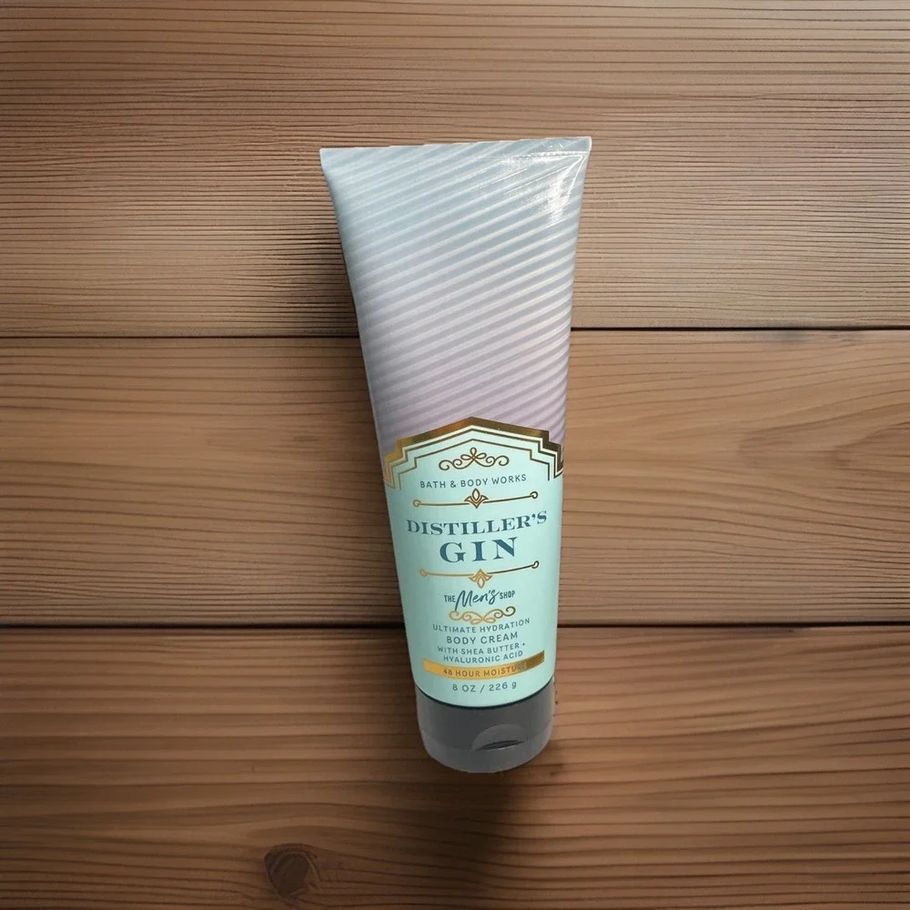 DISTILLER'S GIN BATH & BODY WORKS ULTIMATE HYDRATION CREAM LOTION 8 OZ MEN'S NEW