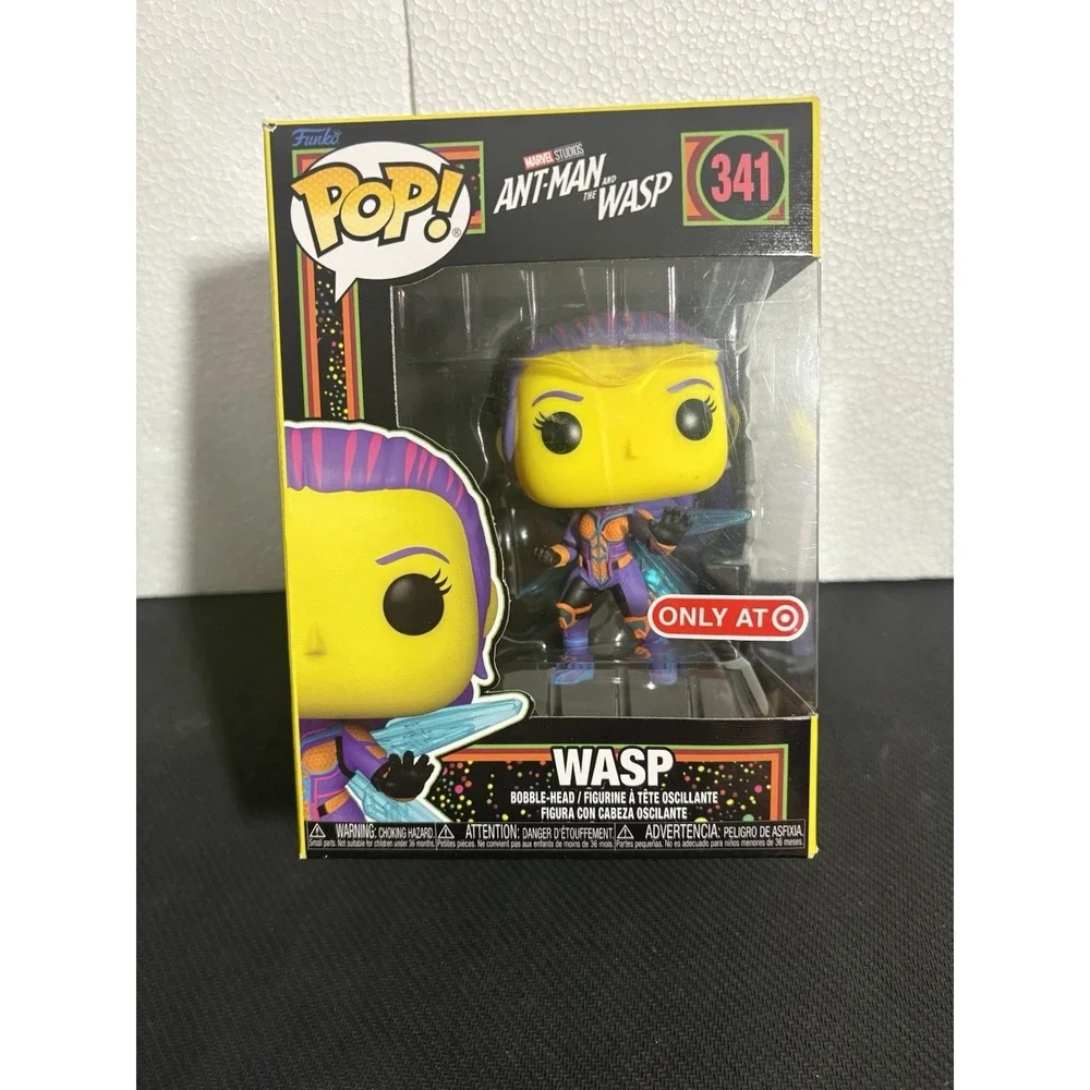 Funko Pop! Wasp 341 Target Exclusive Blacklight Ant-Man Marvel Comics Vinyl Toy