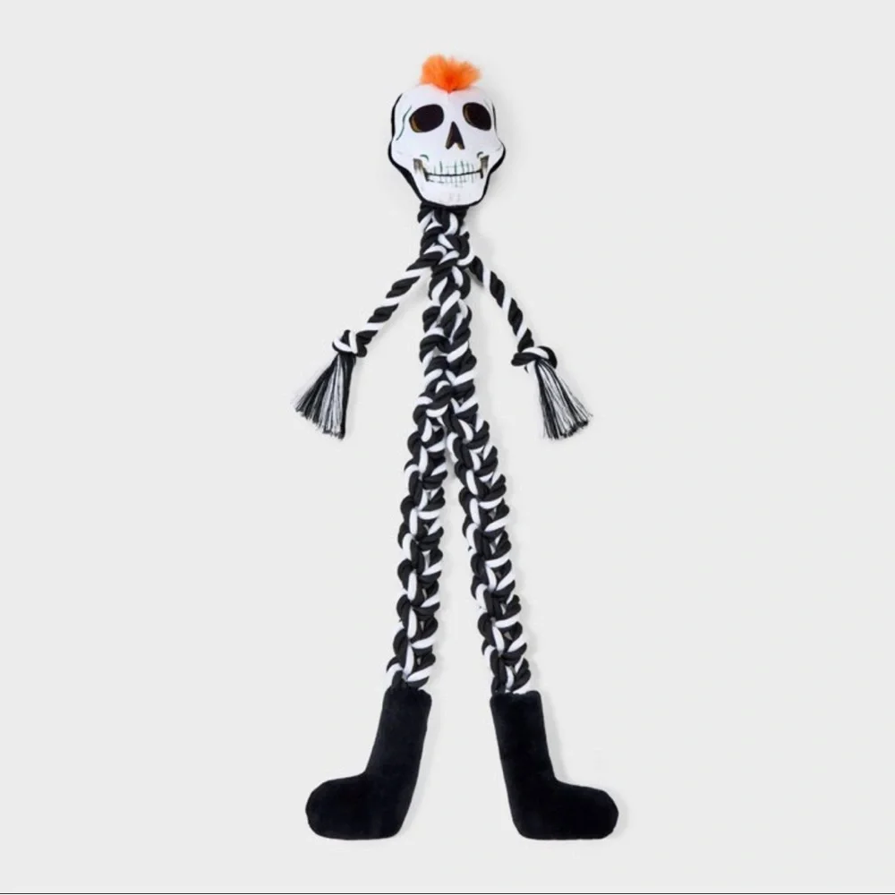 NWT Skeleton Rope Toy