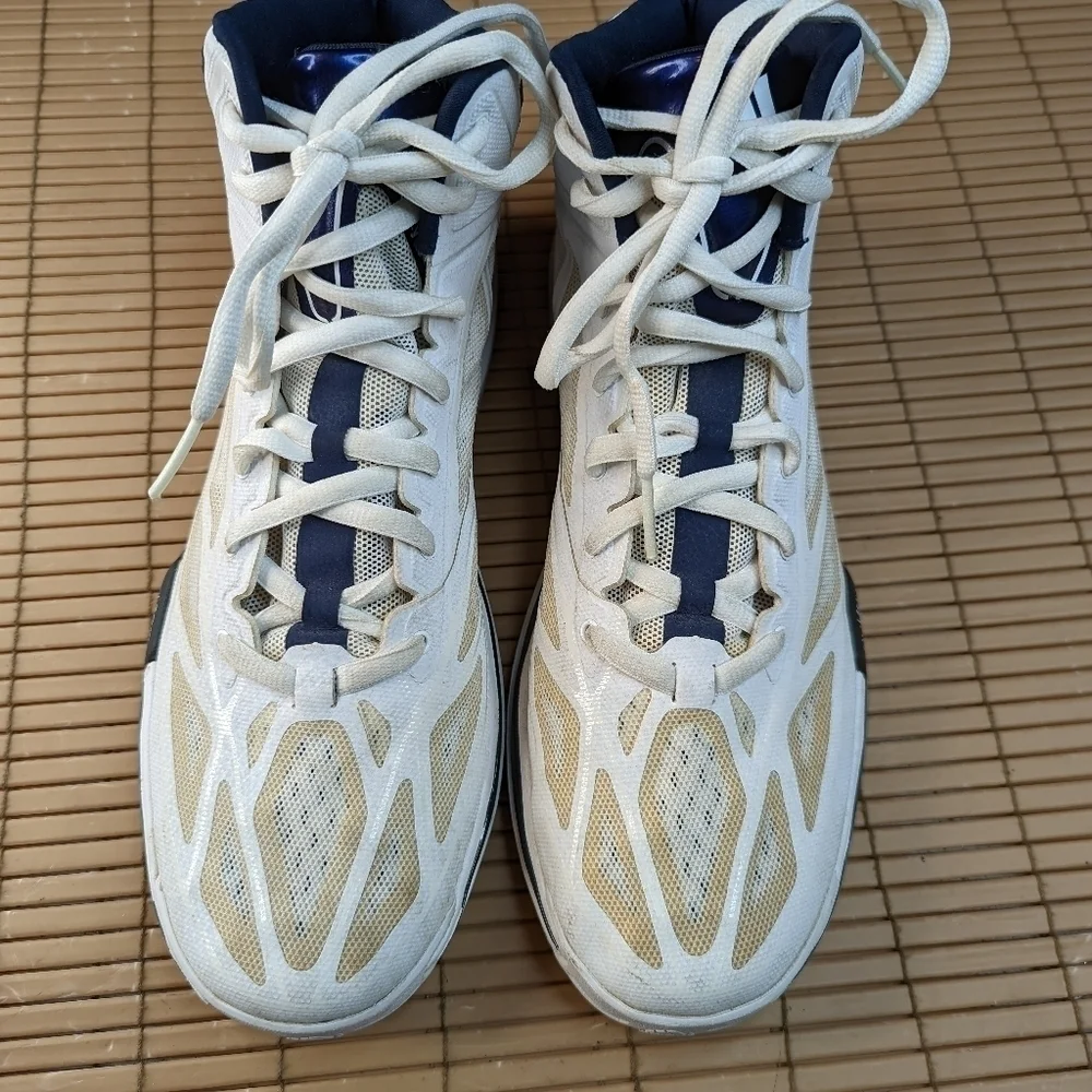 Adidas Adizero Crazy Light 3 Sprintframe Basketball Shoes White Blue Mens Size 1