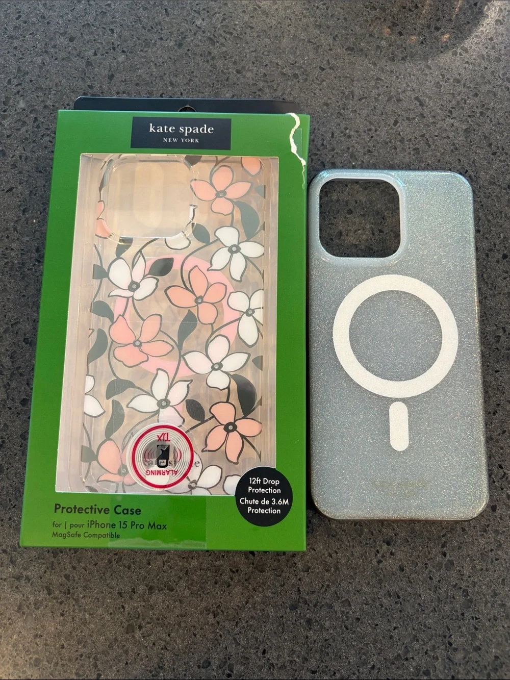 Set of 2 Kate Spade iPhone 15 pro max Cases MagSafe Compatible