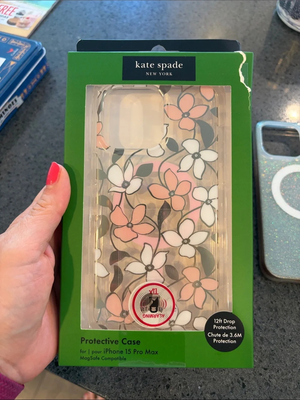 Set of 2 Kate Spade iPhone 15 pro max Cases MagSafe Compatible