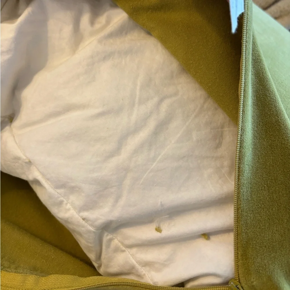 Crate & Barrel Brenner Relaxed Washed Organic Cotton Velvet 20