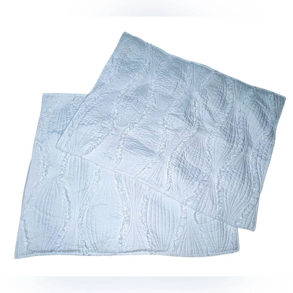N/A set textured ruffled