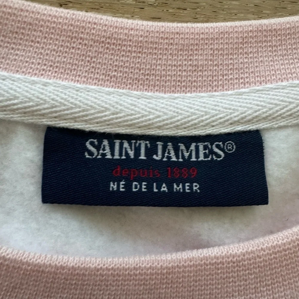 NEW nwot SAINT JAMES Perla sweatshirt multi stripes 12