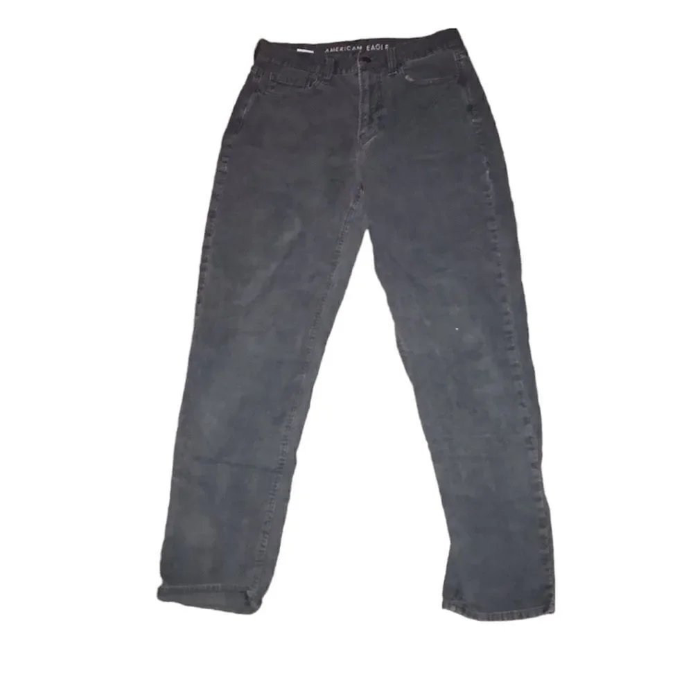 American Eagle Dark Grey Mom Jean