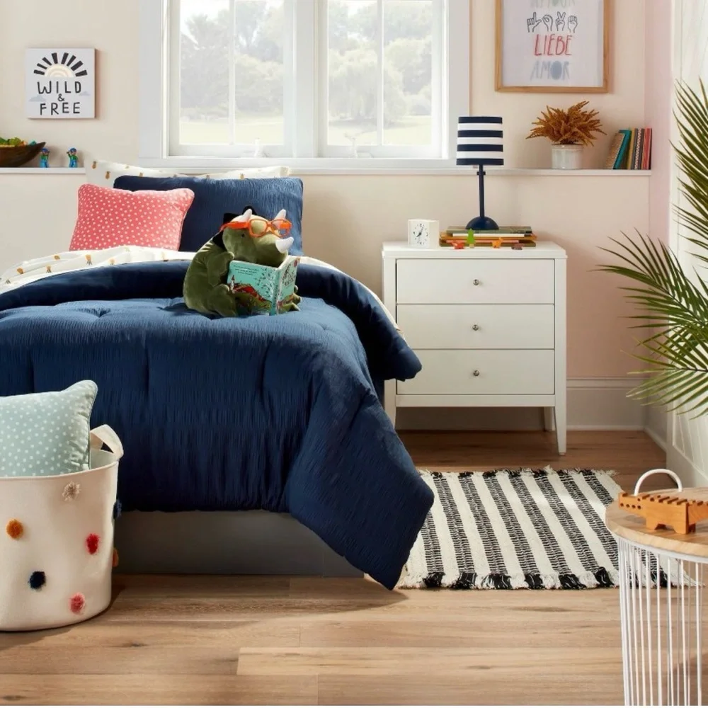 NWT Pillowfort Navy Blue Comforter