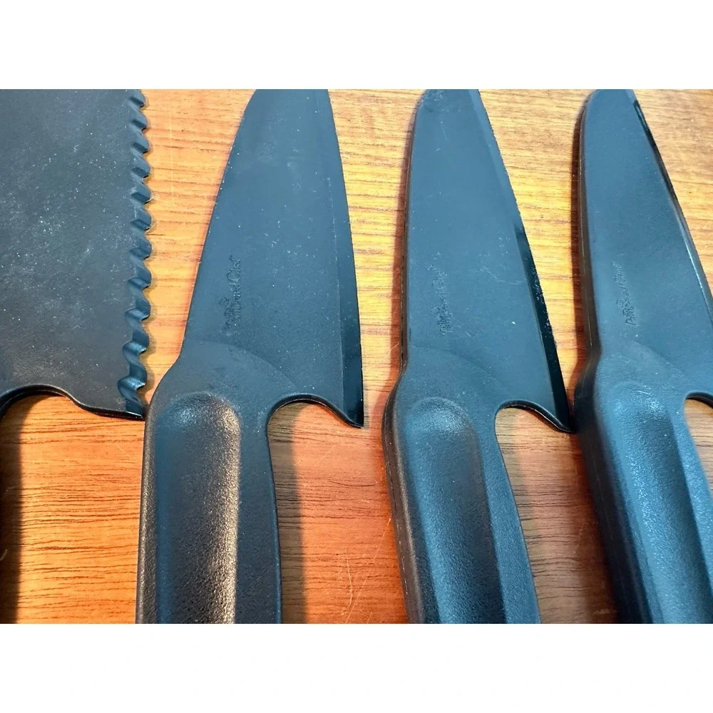 Pampered Chef Nylon Knives And Serated‎ Cake & Pie Server 5 Pieces