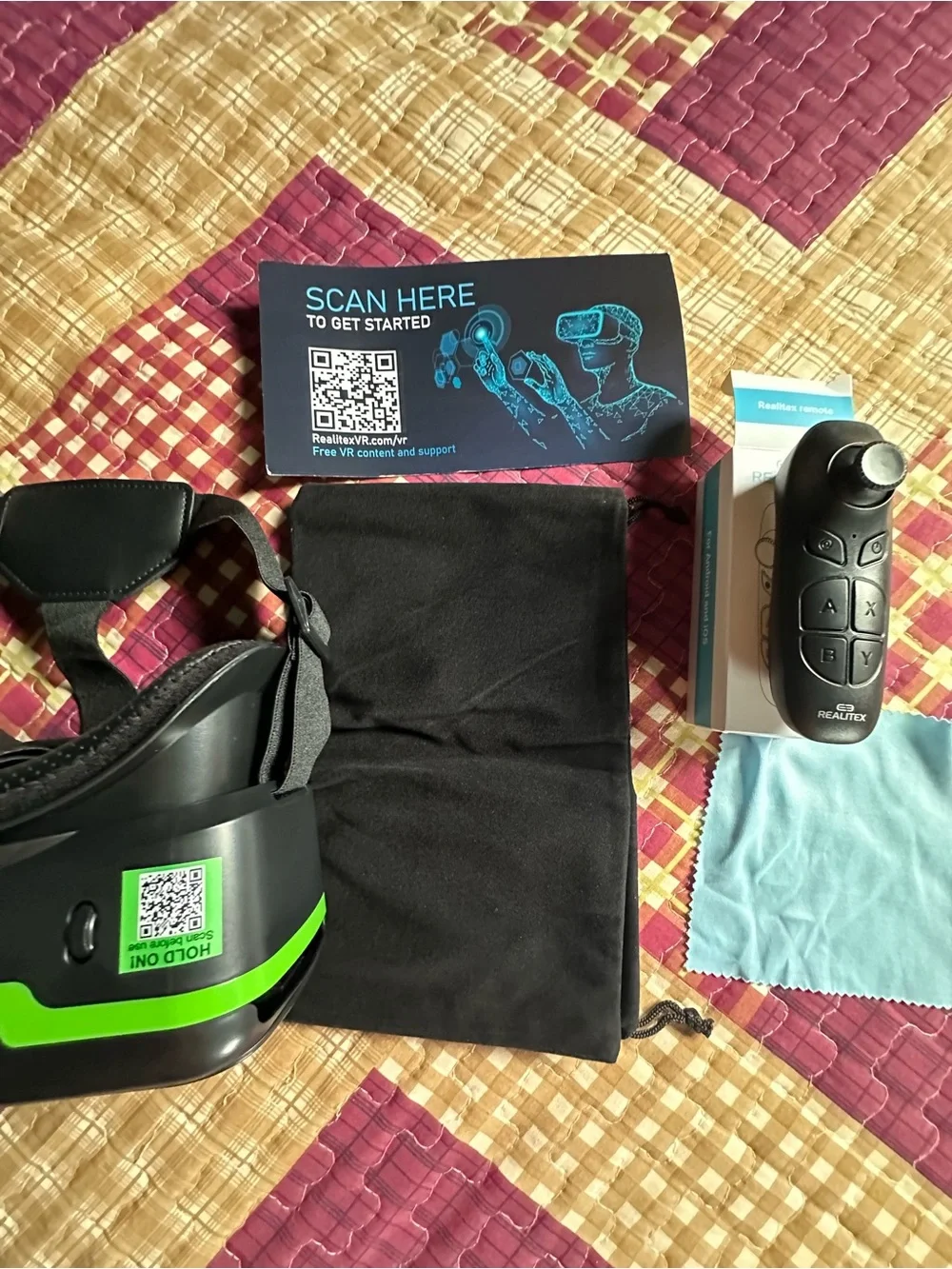 Black Virtual Reality Headset - VR, AR & Accessories