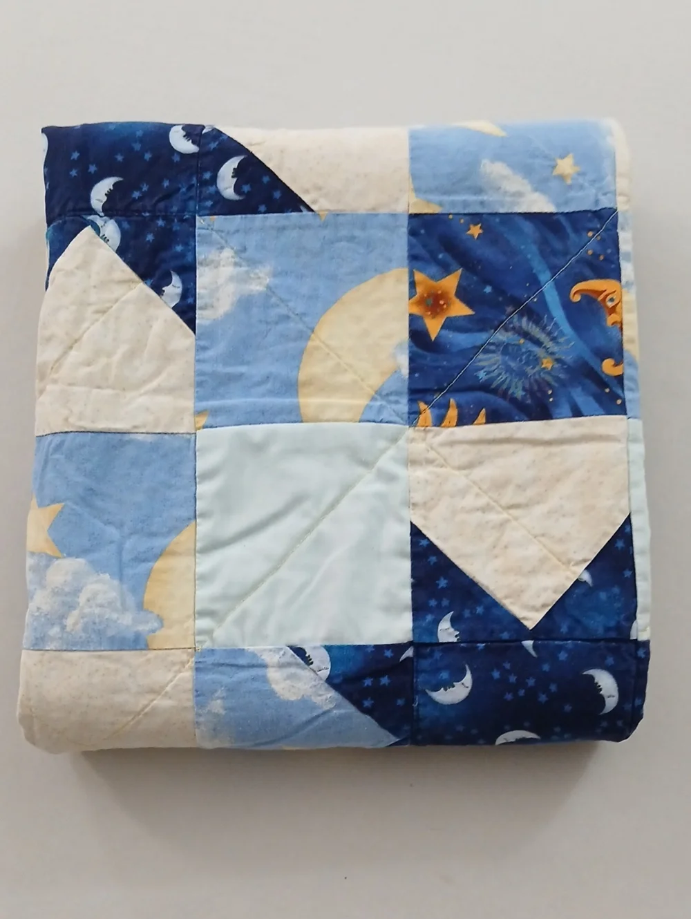 Homemade Celestial Mini Quilt