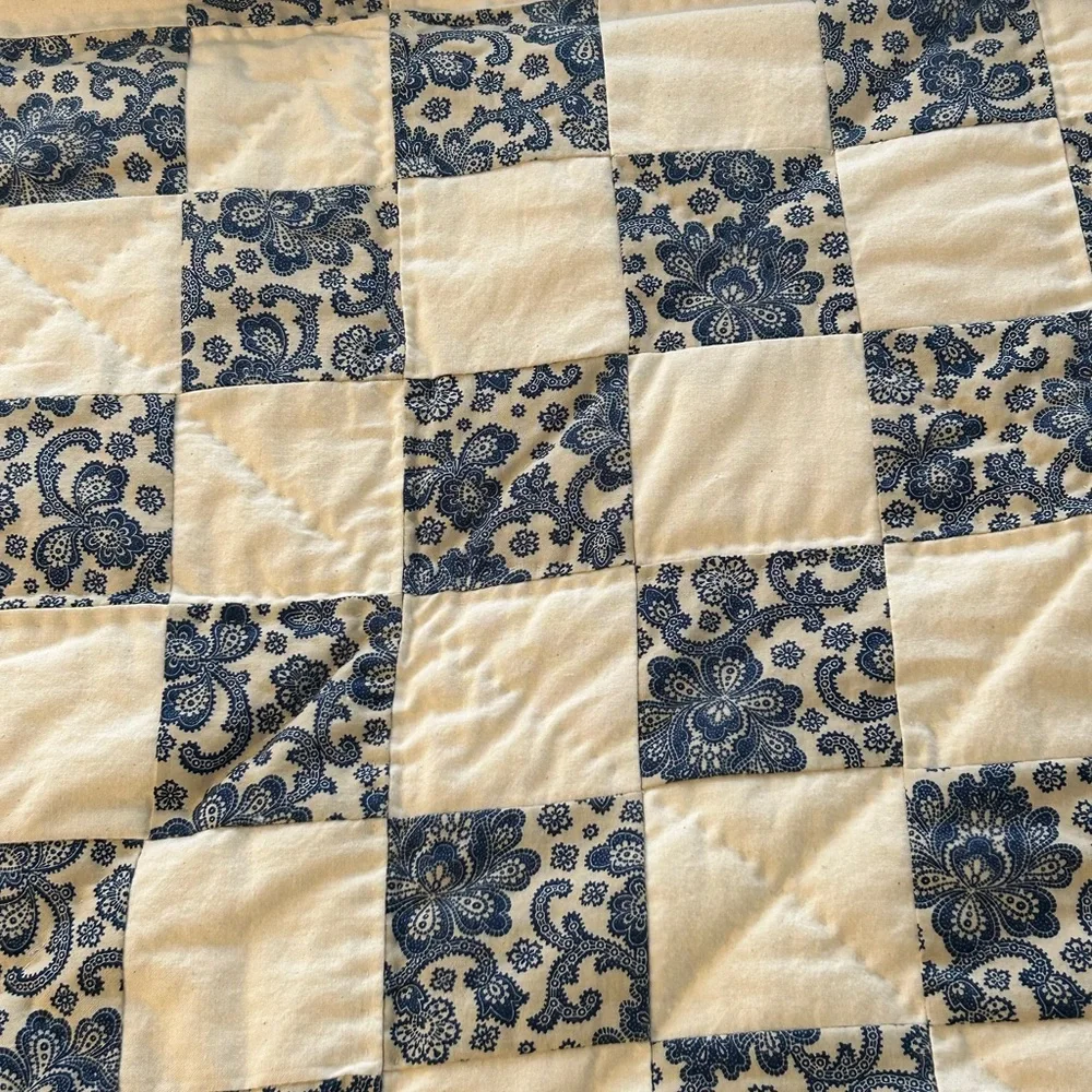 Handmade soft blue