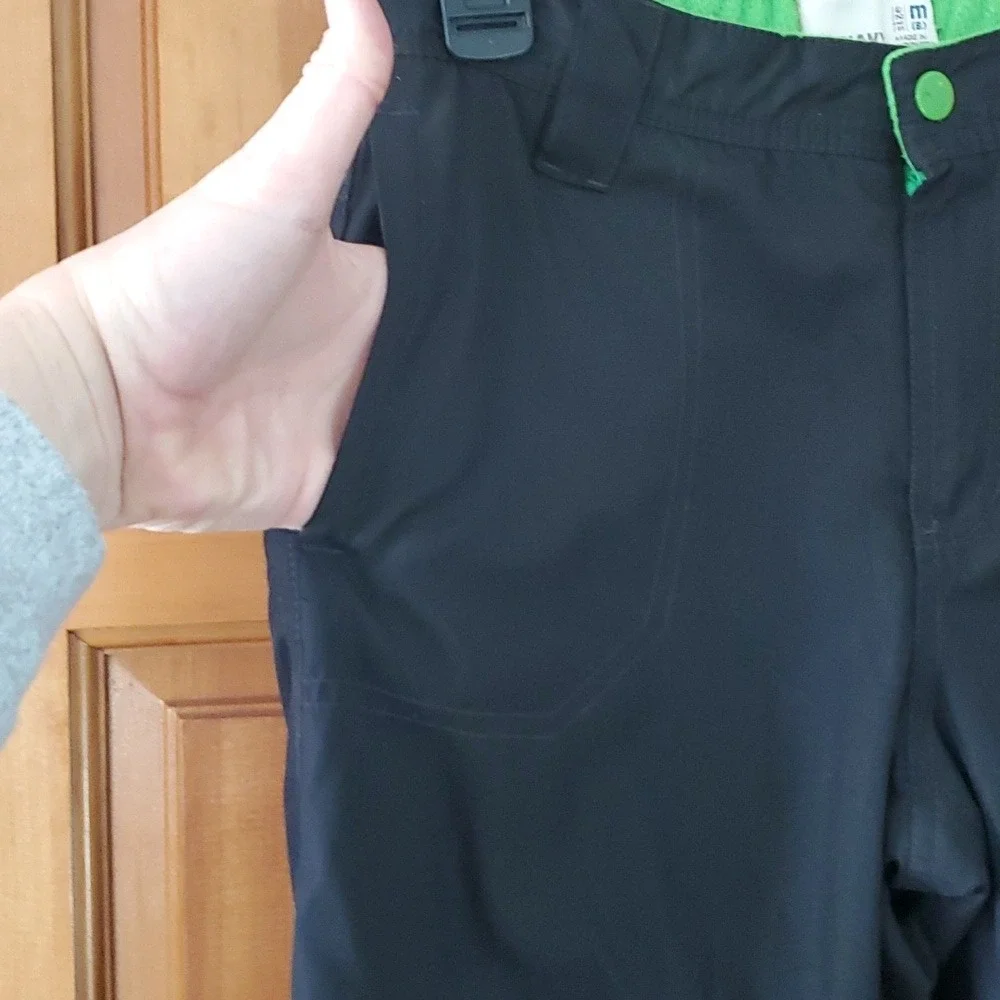 Old Navy Boys Size 8 Black Fleece Lined Snowpants‎