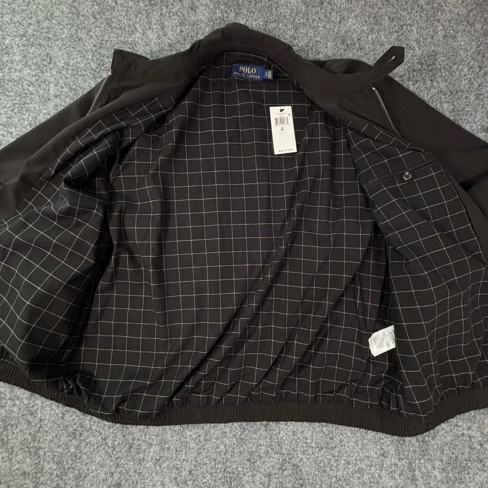 Polo Ralph Lauren Mens Bi-Swing Windbreaker Jacket Black XL NWT