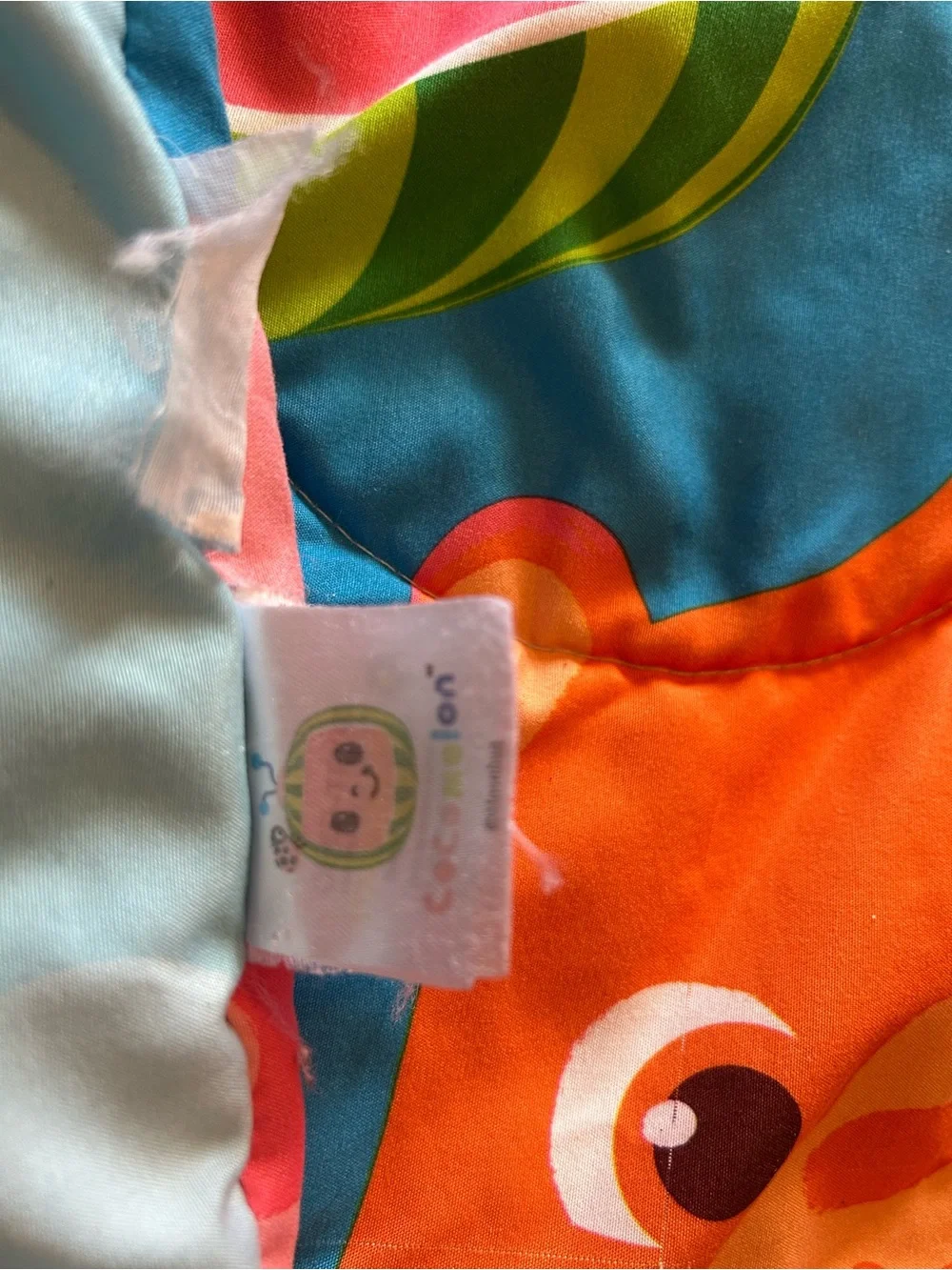 Moonbug Cocomelon Reversible Twin/Full Size Comforter. 64 X 86 Inch.