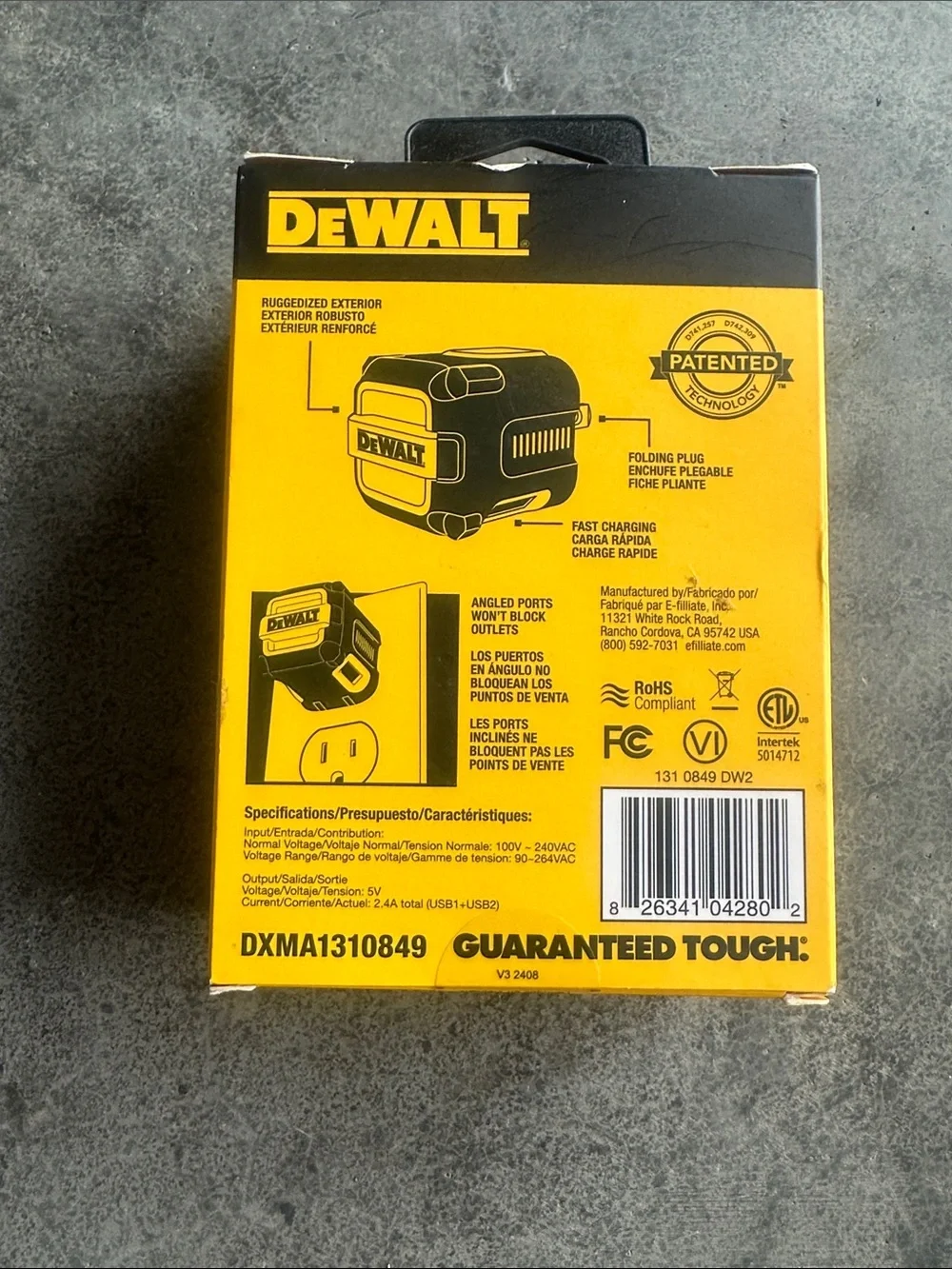 Dewalt neverblock port