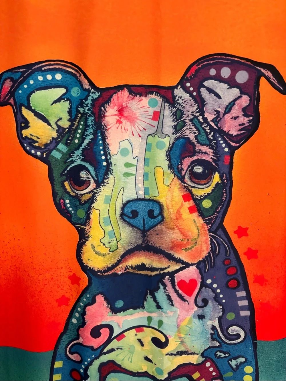 Dean Russo bright orange