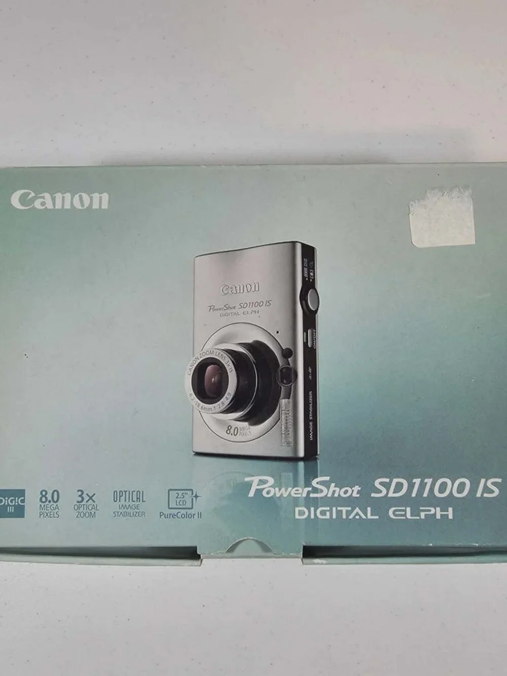 CANON POWER SHOT SD1100 IS DIGITAL ELPH SILVER CAMERA **READ**