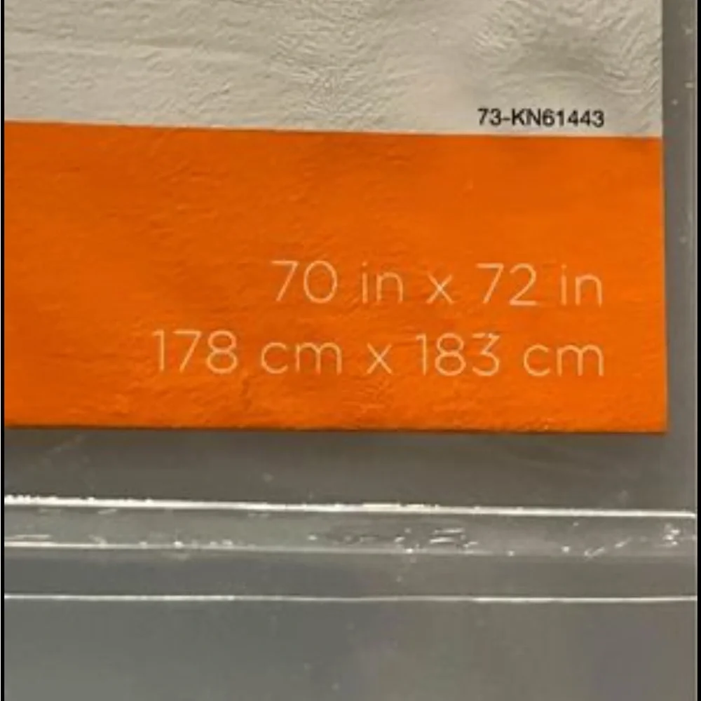 Kenny 70”x72” clear