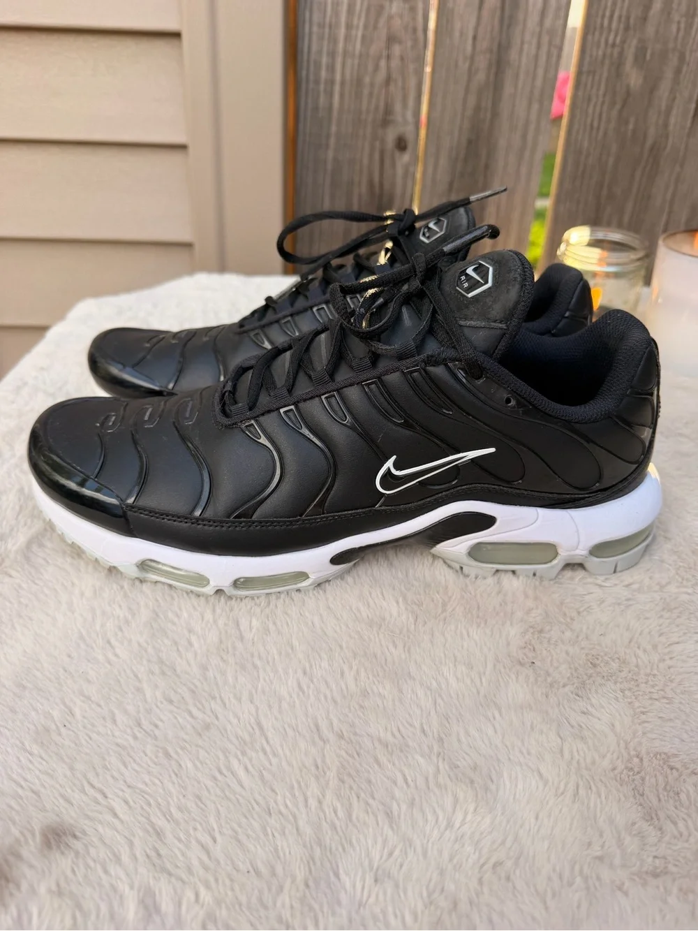 Nike Air Max Plus Golf 'Black Leather' Size 12