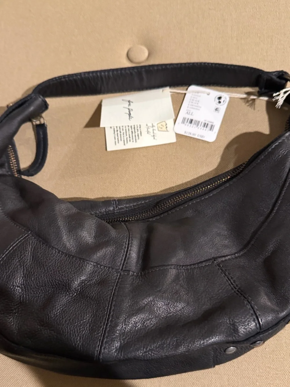 Free People Stellar Leather Shoulder Bag 🔥