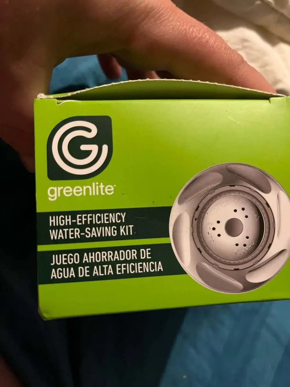 Greenlite High-Efficiency Water-Saving Kit with Fixed Showerhead and 3 Aerators