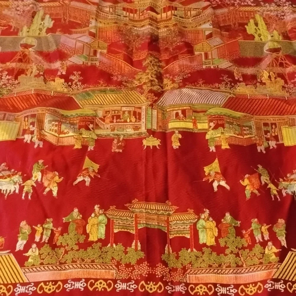 Brocaded Flowers vintage asian