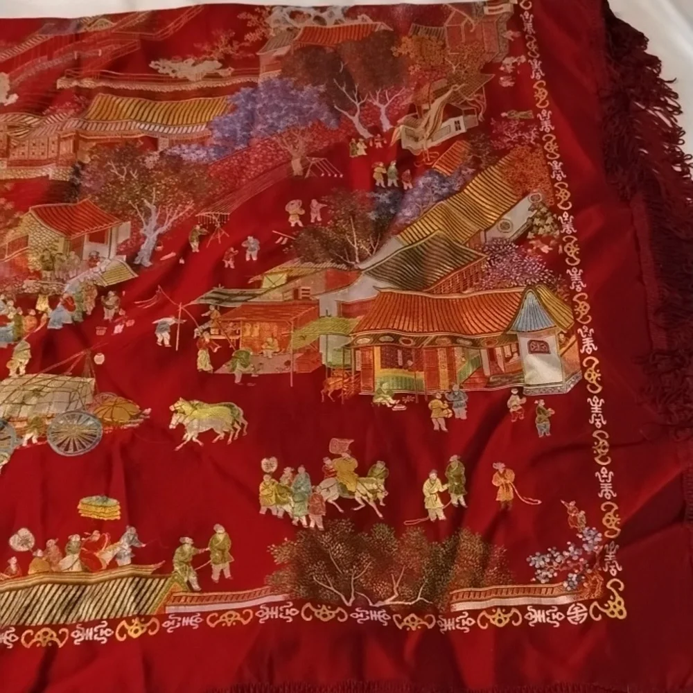Brocaded Flowers vintage asian
