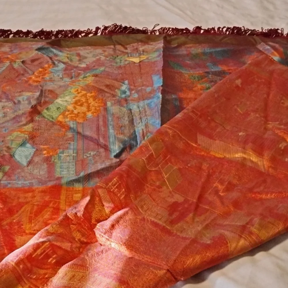 Brocaded Flowers vintage asian