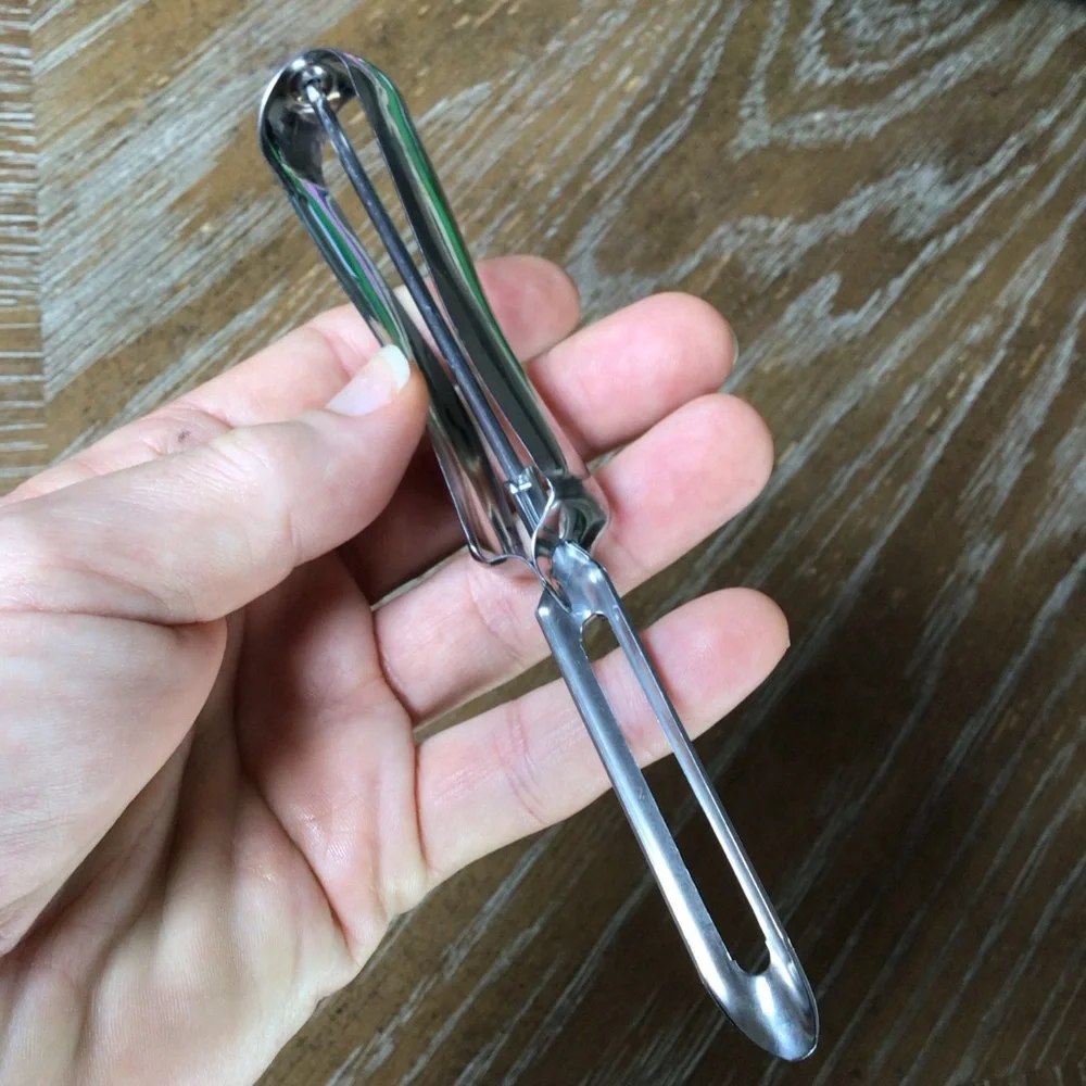 Pampered Chef chef scratches kitchen