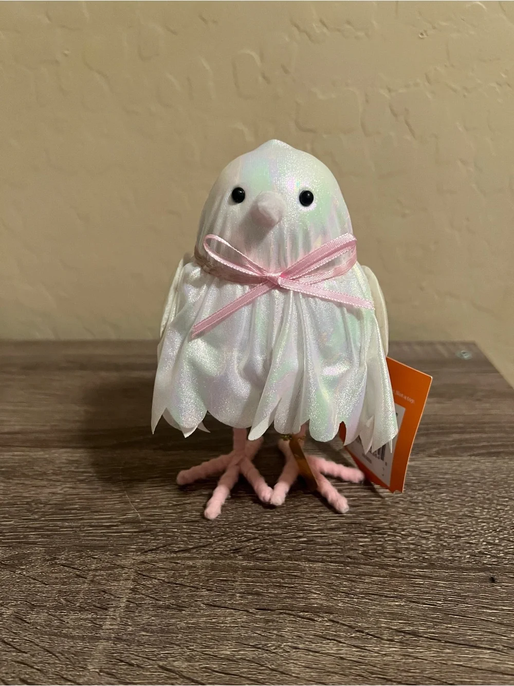 Target Hyde & Eek Featherly Friends Halloween Bird Whisper Pink Ghost NWT