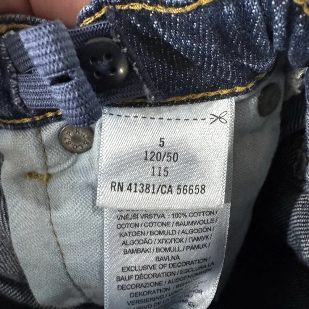 Polo Ralph Lauren The Astor Slim Boyfriend Denim Spell Out Logo Jeans Girls‎ 5