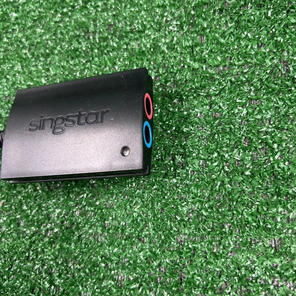 Genuine Singstar USB Converter Microphone‎ Dongle For PlayStation PS2 PS3