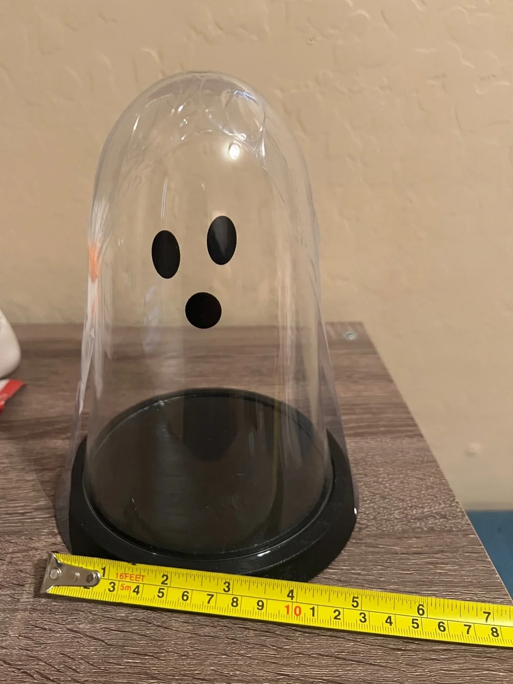 Target Bullseye Ghost Cloche Halloween Black Boo Scary Haunt NWT