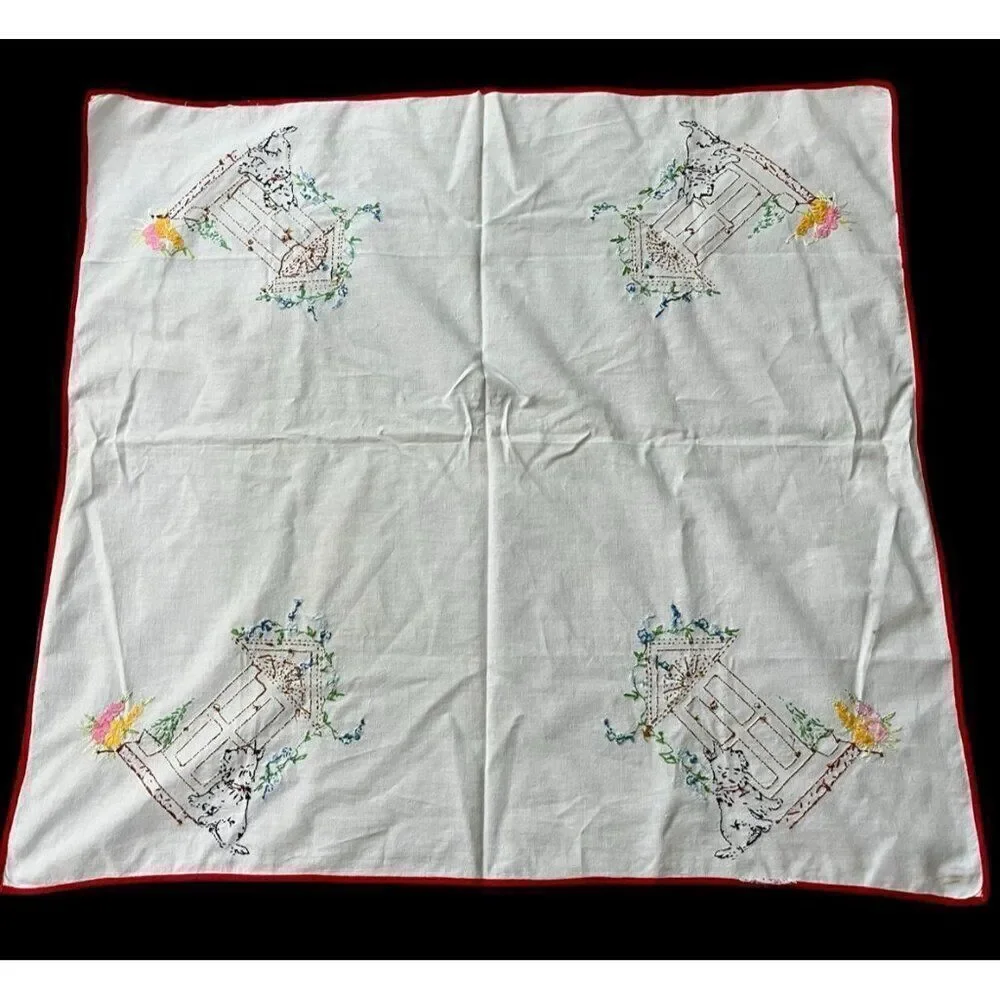 Handmade hand embroidered