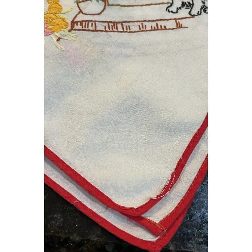Handmade hand embroidered