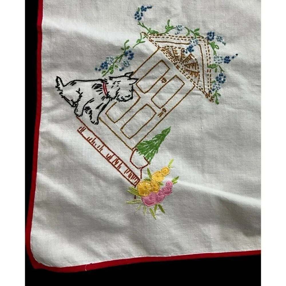 Handmade hand embroidered