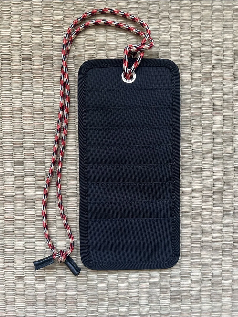 Burberry black lanyard