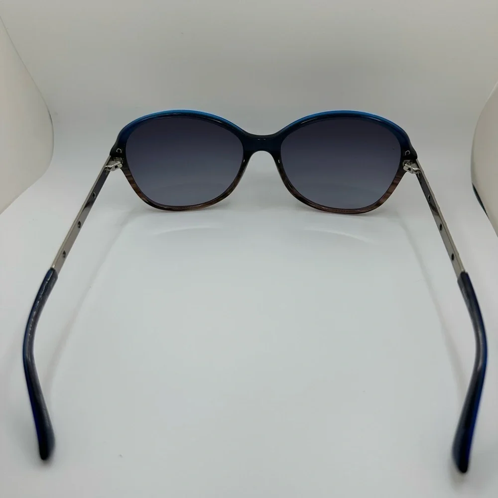 Bebe Kicking It Blue Brown Tortoise Sunglasses