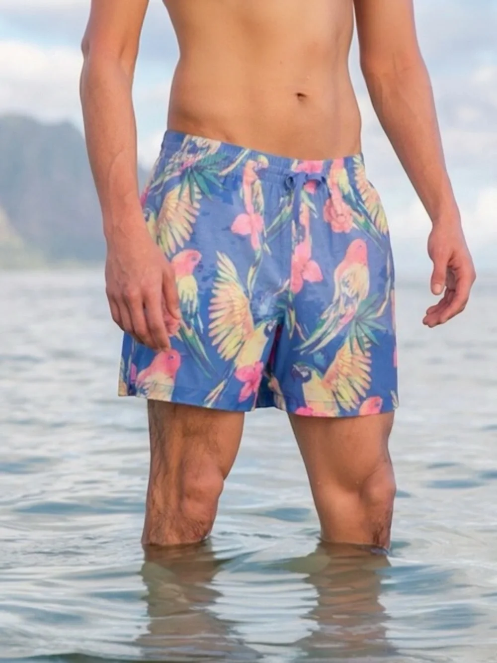 CHUBBIES Parrot‎ Print Swim Shorts