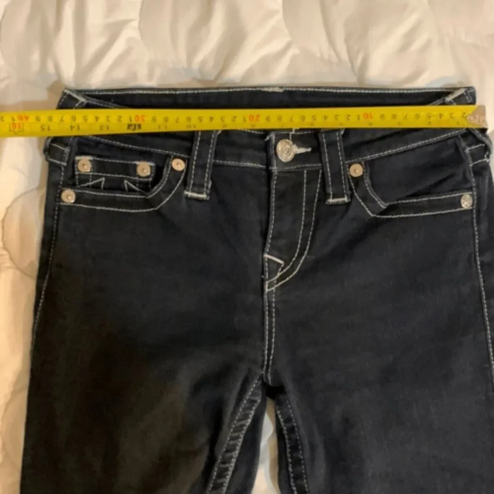 True Religion Super Skinny Size 27 Black Inseam 27 inches
