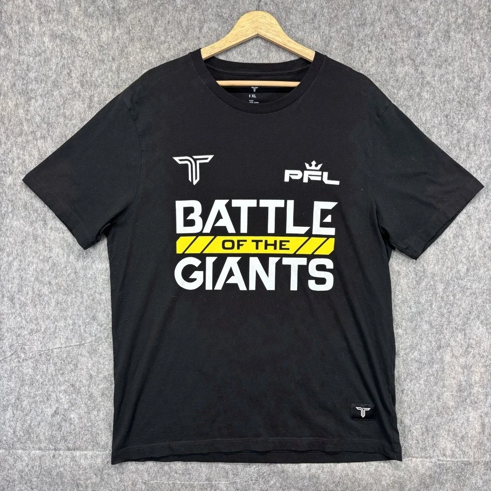 PFL T-Shirt Battle of The Giants‎ Francis Ngannou Men's XL Black MMA UFC