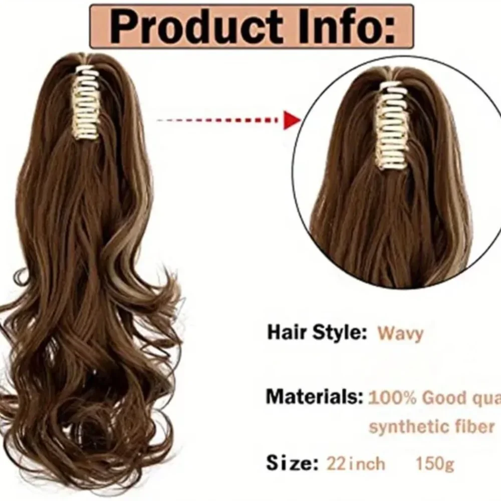 Gorgeous synthetic long fall and a bright blonde easy to attach to a ponytail