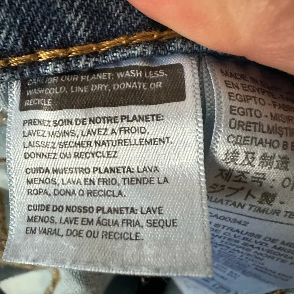 Mens Levi's 513 Slim‎ Straight Jeans 34x32