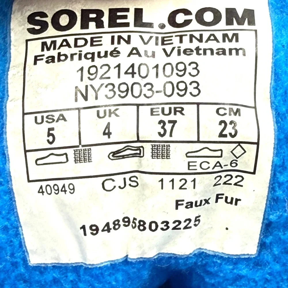 Sorel winter lining
