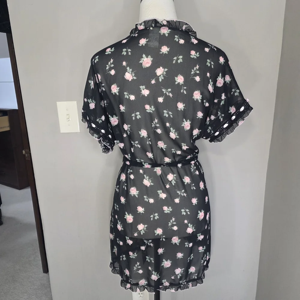 In Bloom sheer black
