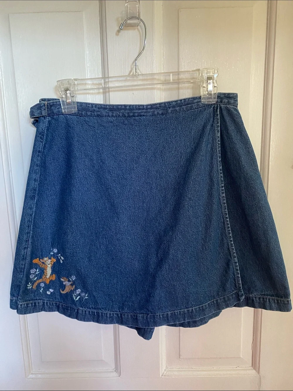 Vintage The Disney Store Eeyor and Tiger Denim Skort Size M