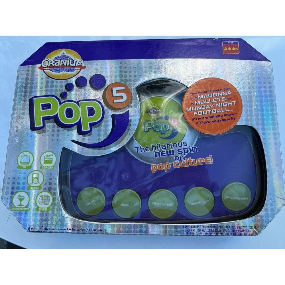 Cranium Pop 5 Game NEW