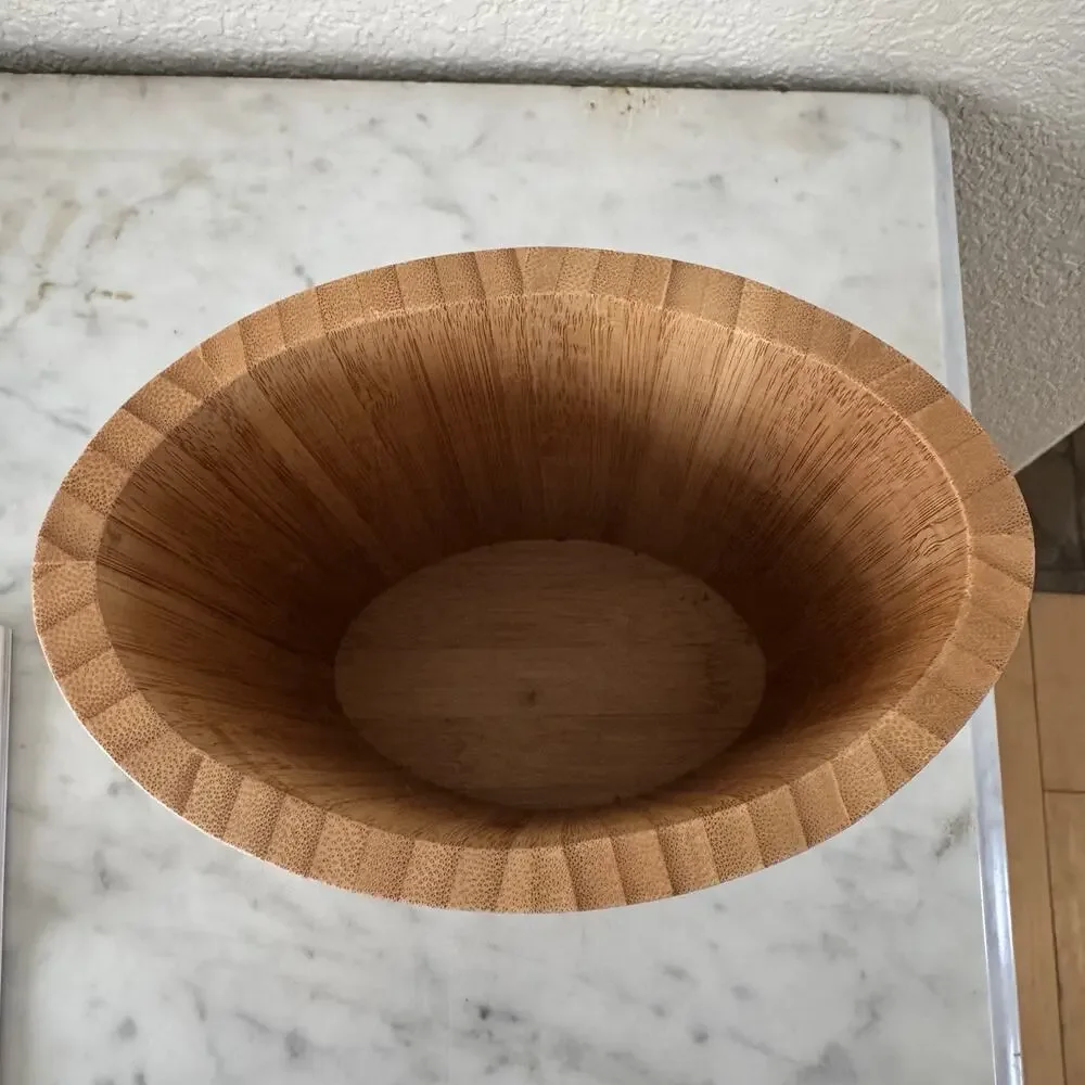 Totally Bamboo Oval Shaped Bamboo Kitchen‎ Utensil Holder 6